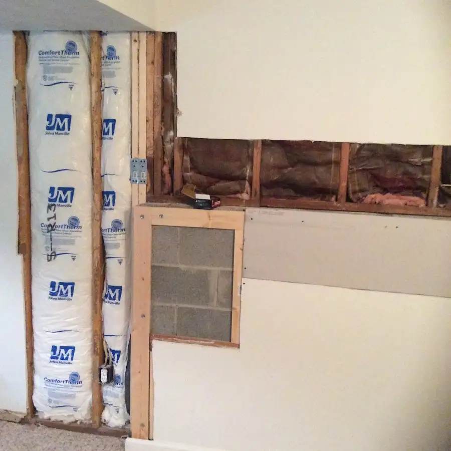 Wall insulation replacement during Contents Cleaning & Restoration in Sheridan